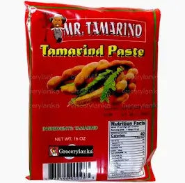 MR. TAMARIND Tamarind Paste 16oz jar featuring rich, tangy flavor for sauces, marinades, and beverages.