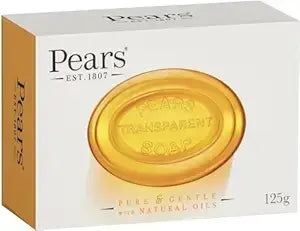 Pears Gentle Soap 125gr 2-pack with natural oils and glycerin, perfect for sensitive skin care.