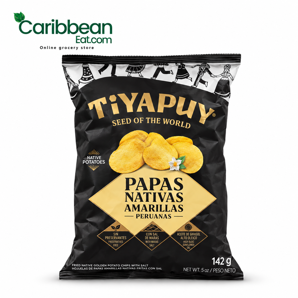 Tiyapuy Papas Nativas Amarillas Peruanas 142g