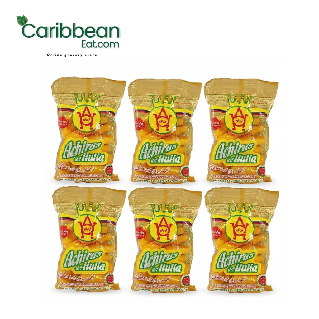 Achiras del Huila 6 Pack, authentic Colombian baked cheese snack.