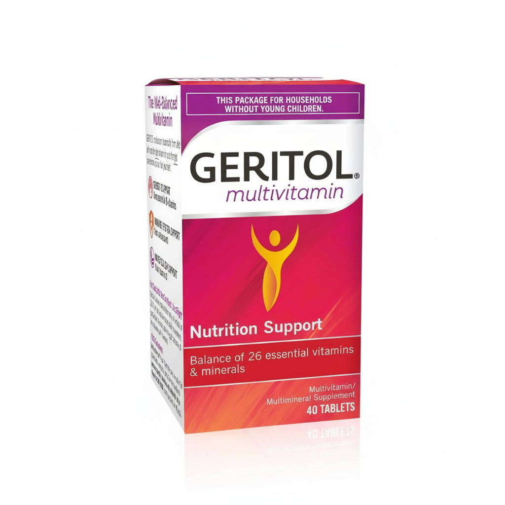 GERITOL MULTIVITAMIN 40 CT | Buy GERITOL MULTIVITAMIN 40 CT Online ...