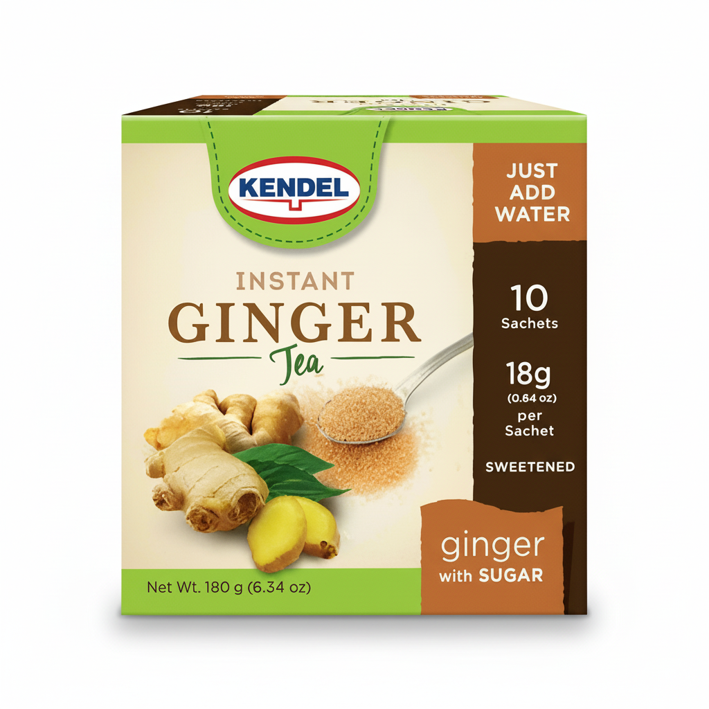 KENDEL INSTANT GINGER TEA WITH SUGAR 10 CT | Buy KENDEL INSTANT GINGER ...
