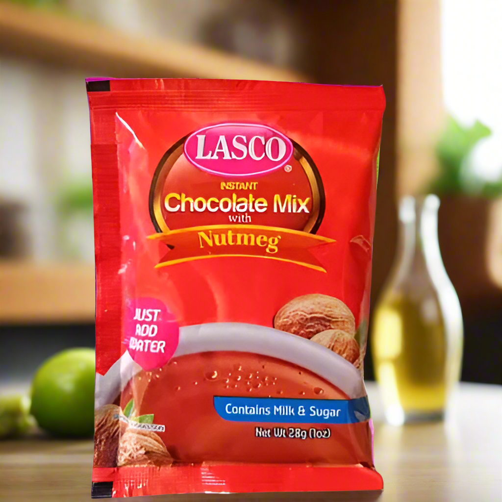 LASCO INSTANT HOT CHOCOLATE - NUTMEG 1oz (5 Pack)