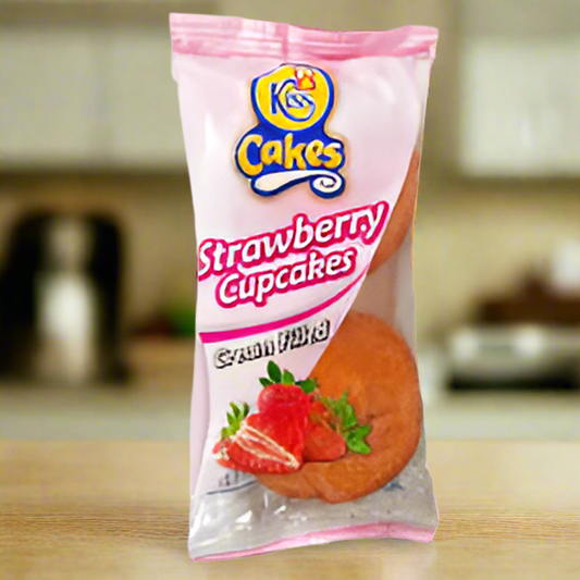 KISS CAKES CUPCAKES STRAWBERRY 75gr (3 PACK)