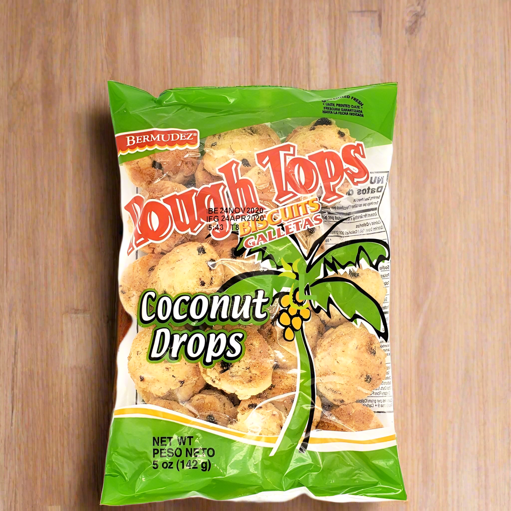 BERMUDEZ ROUGH TOPS COCONUT DROPS 5oz (2 PACK)