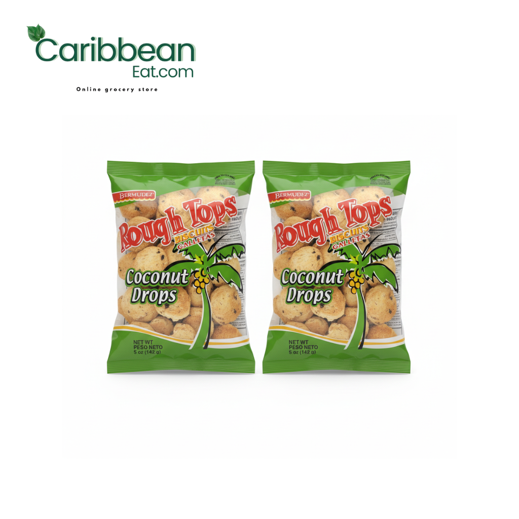 Bermudez Rough Tops Coconut Drops 5 oz 2 Pack