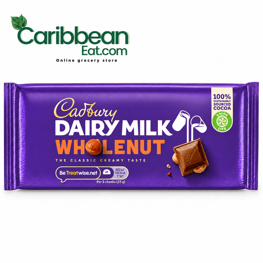 Cadbury Dairy Milk Whole Nut Chocolate 120 g 3 Pack