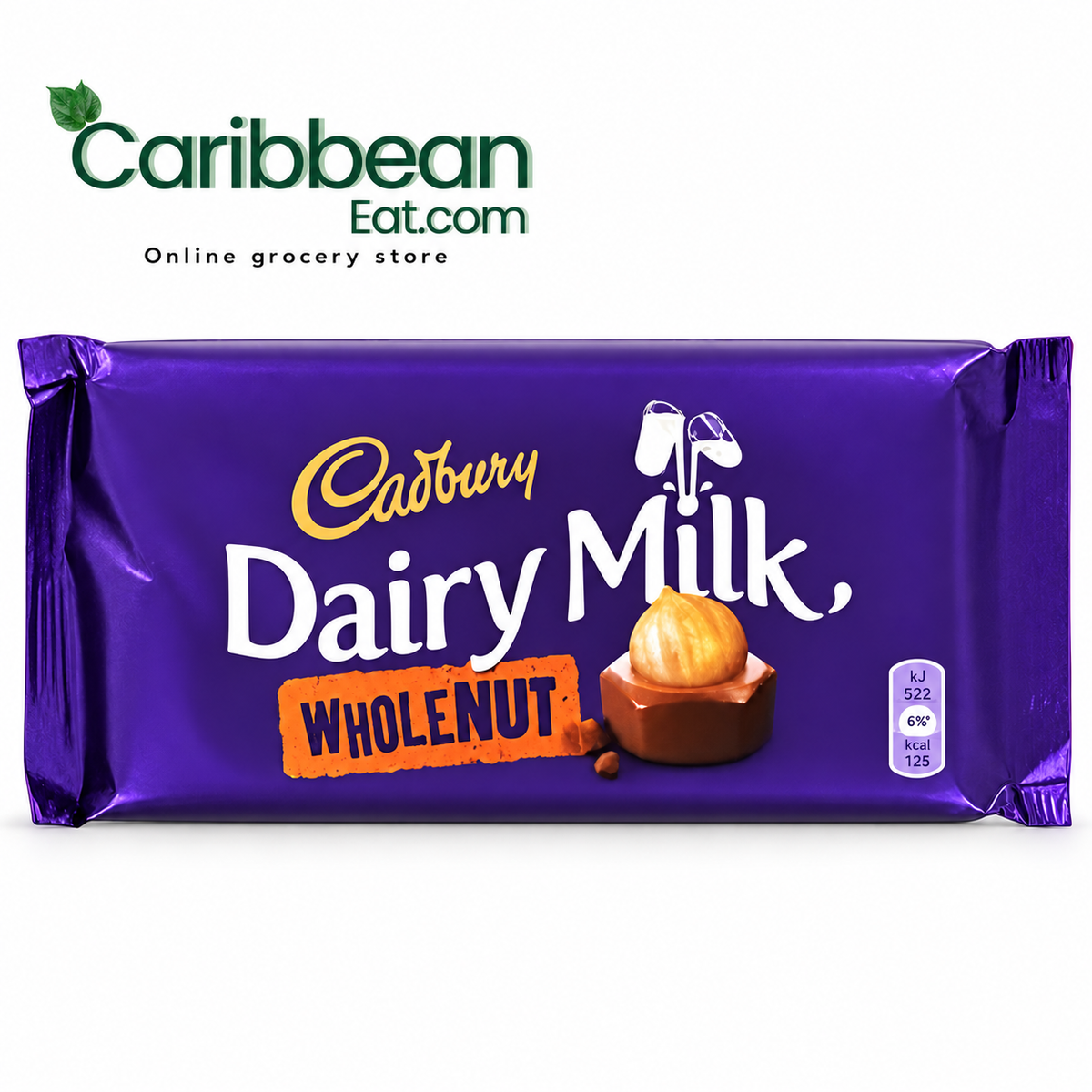 Cadbury Dairy Milk Whole Nut Chocolate 180 g