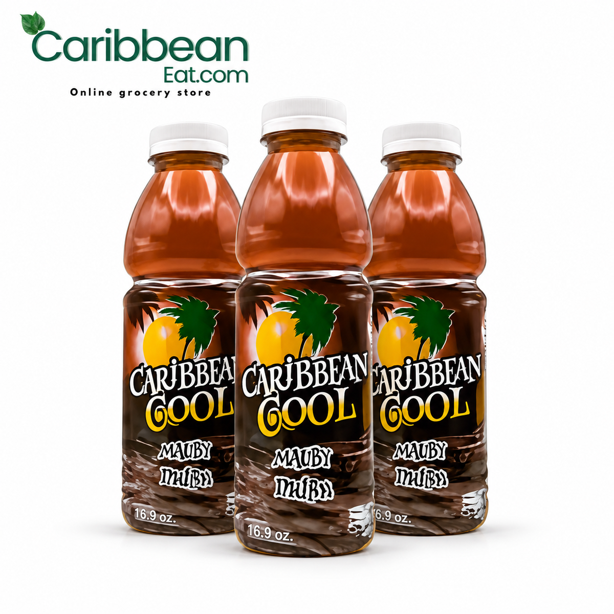 Caribbean Cool Mauby 16.9 oz three-pack