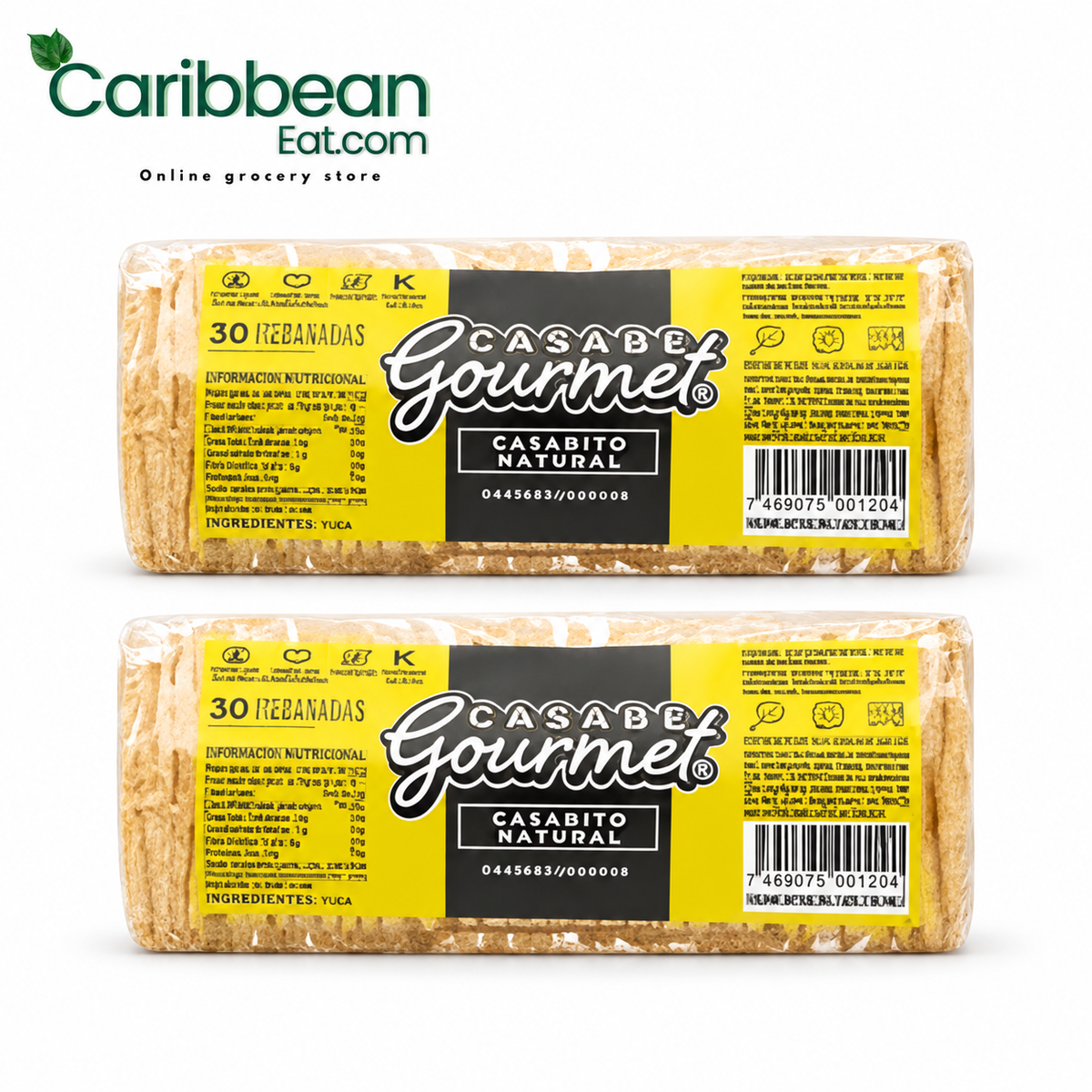 Casabe Gourmet Natural 7.76 oz 2 Pack