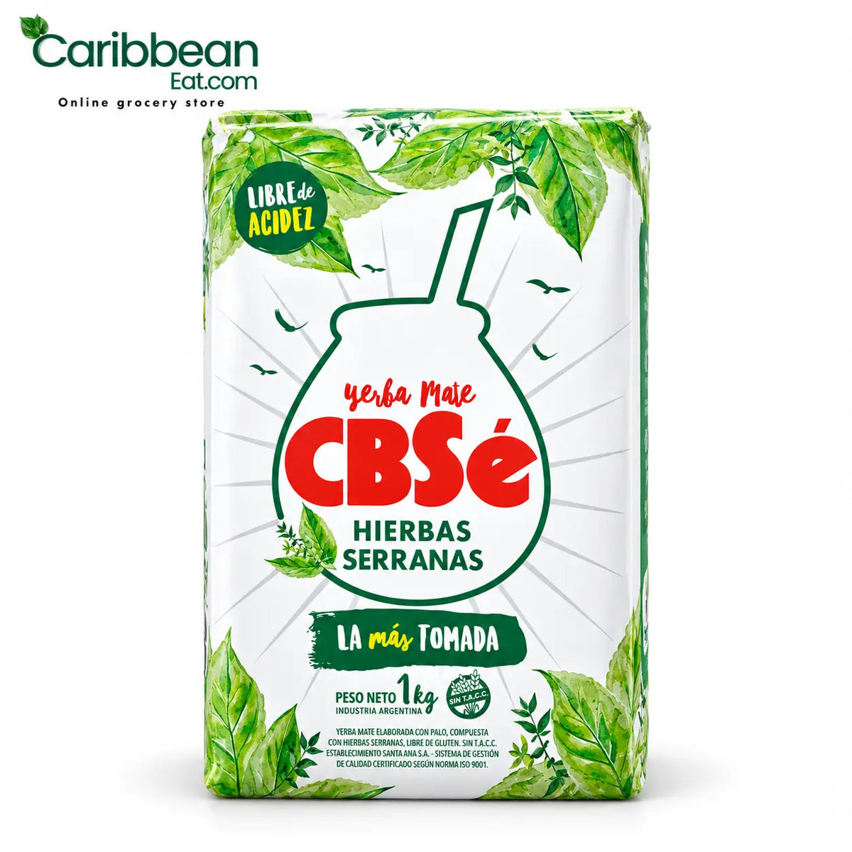 YERBA MATE CBSE SERRANAS 1 KG