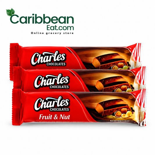 Charles Fruit and Nut Chocolate 50 g 12 Pack