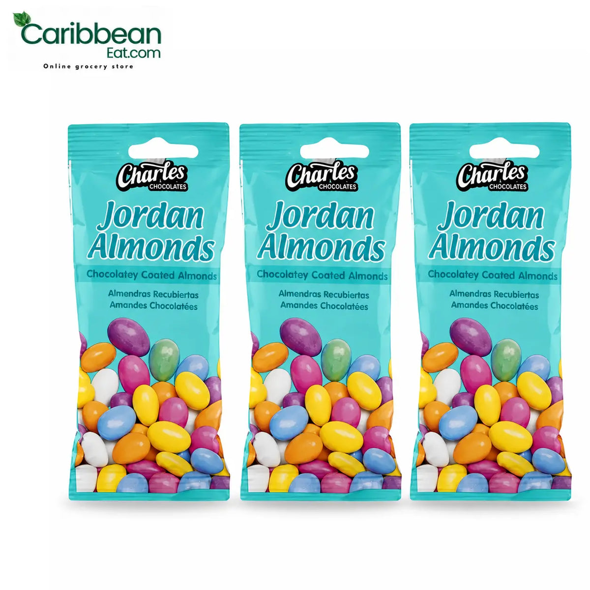 Charles Jordan Almonds 2.1oz (3 Pack)