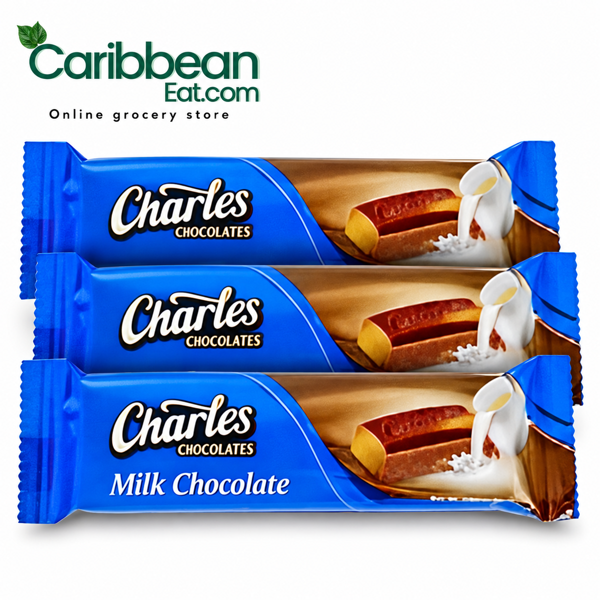 Charles Milk Chocolate 50 g 12 Pack