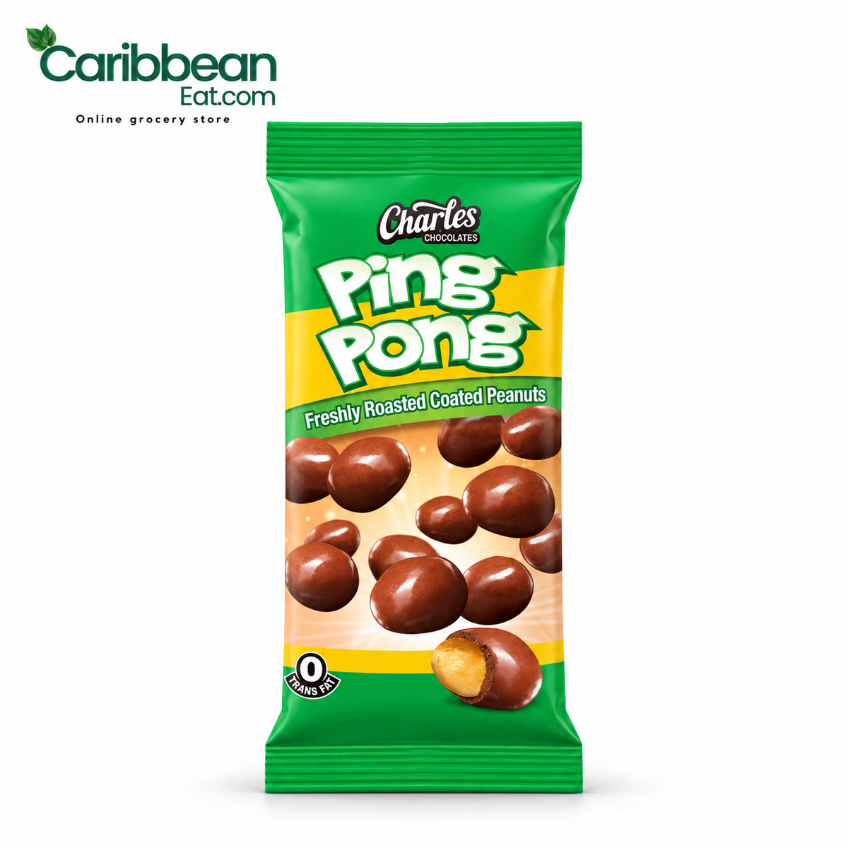 Charles Ping Pong Chocolate Coated Peanuts 12 Pack
