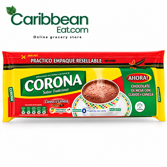 Chocolate Corona Clavos y Canela 14.1 oz