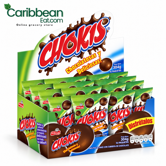 Chokis Bolitas de Maíz Chocolate 16 Pack