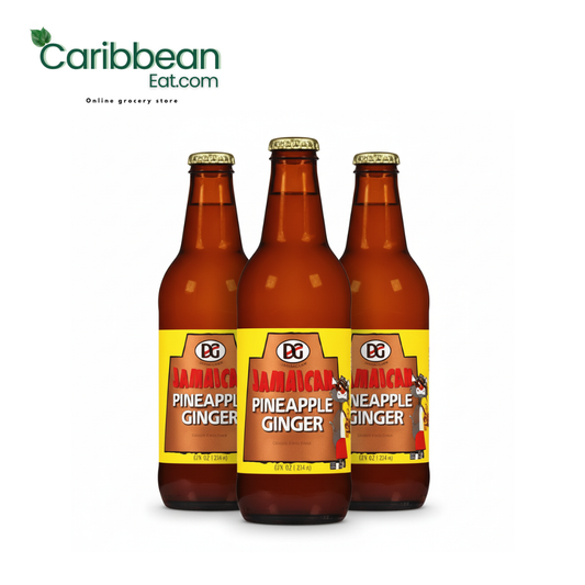 D&G Pineapple Ginger Soda 12 oz 3 Pack