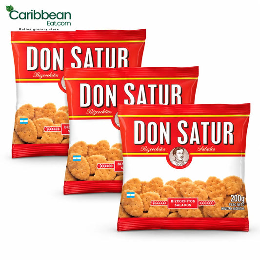 Don Satur Bizcochitos Salados 200gr (3 Pack)