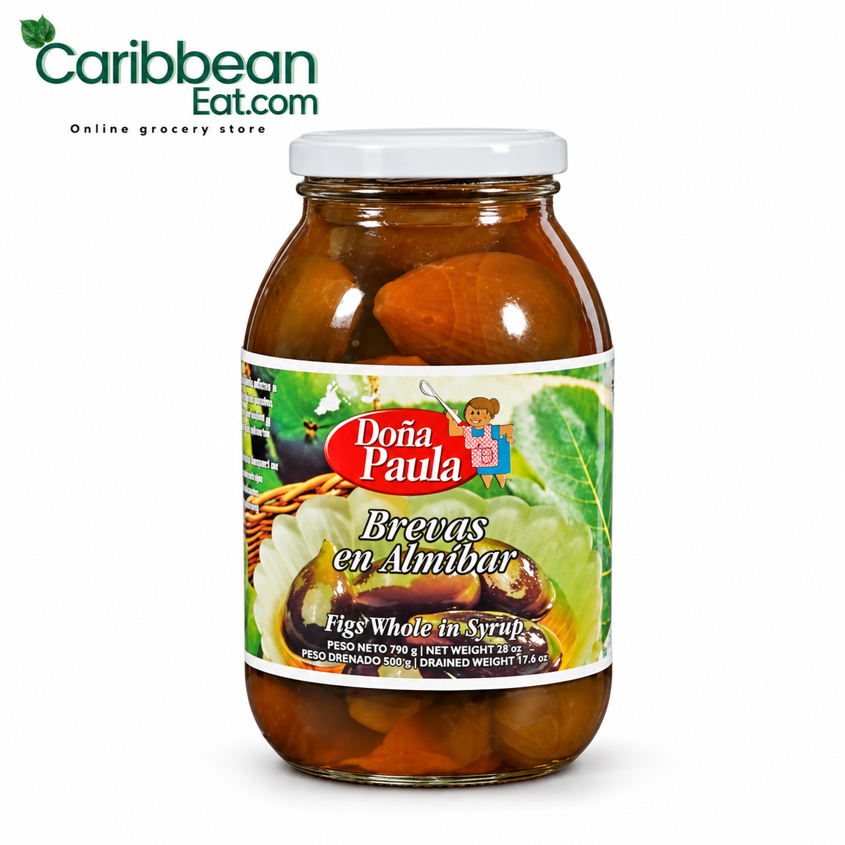 Doña Paula Brevas en Almíbar Whole Figs in Syrup 28 oz
