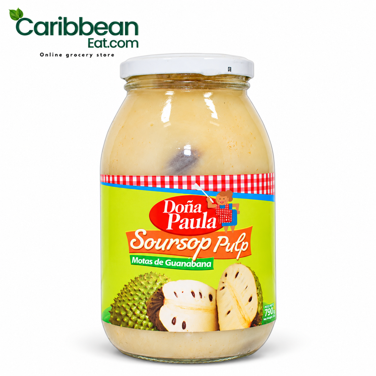 Doña Paula Soursop Pulp Motas de Guanábana 28 oz