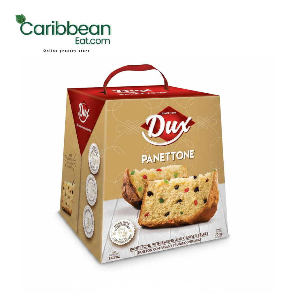 Dux Panettone 700g traditional holiday sweet bread.