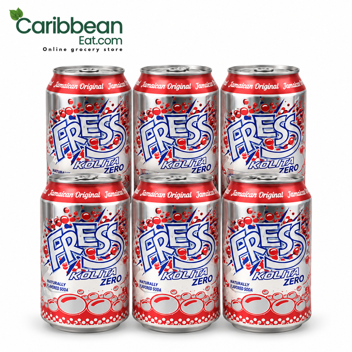 Fress Kolita Zero 12 oz, paquete de 6