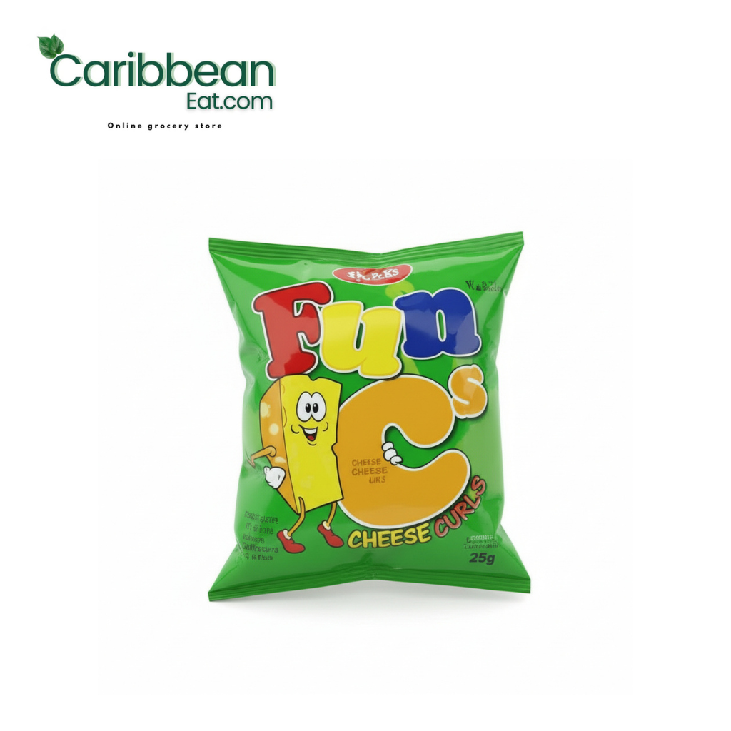 Fun Cheese Curls 25 g 12 Pack