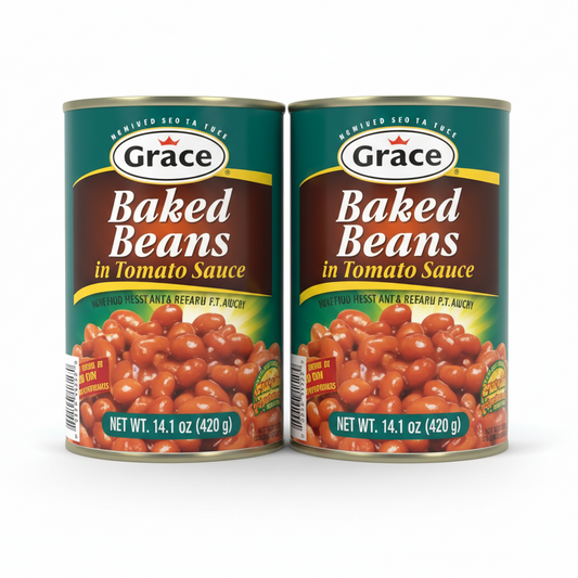 Grace baked beans in tomato sauce 14 oz 2 pack