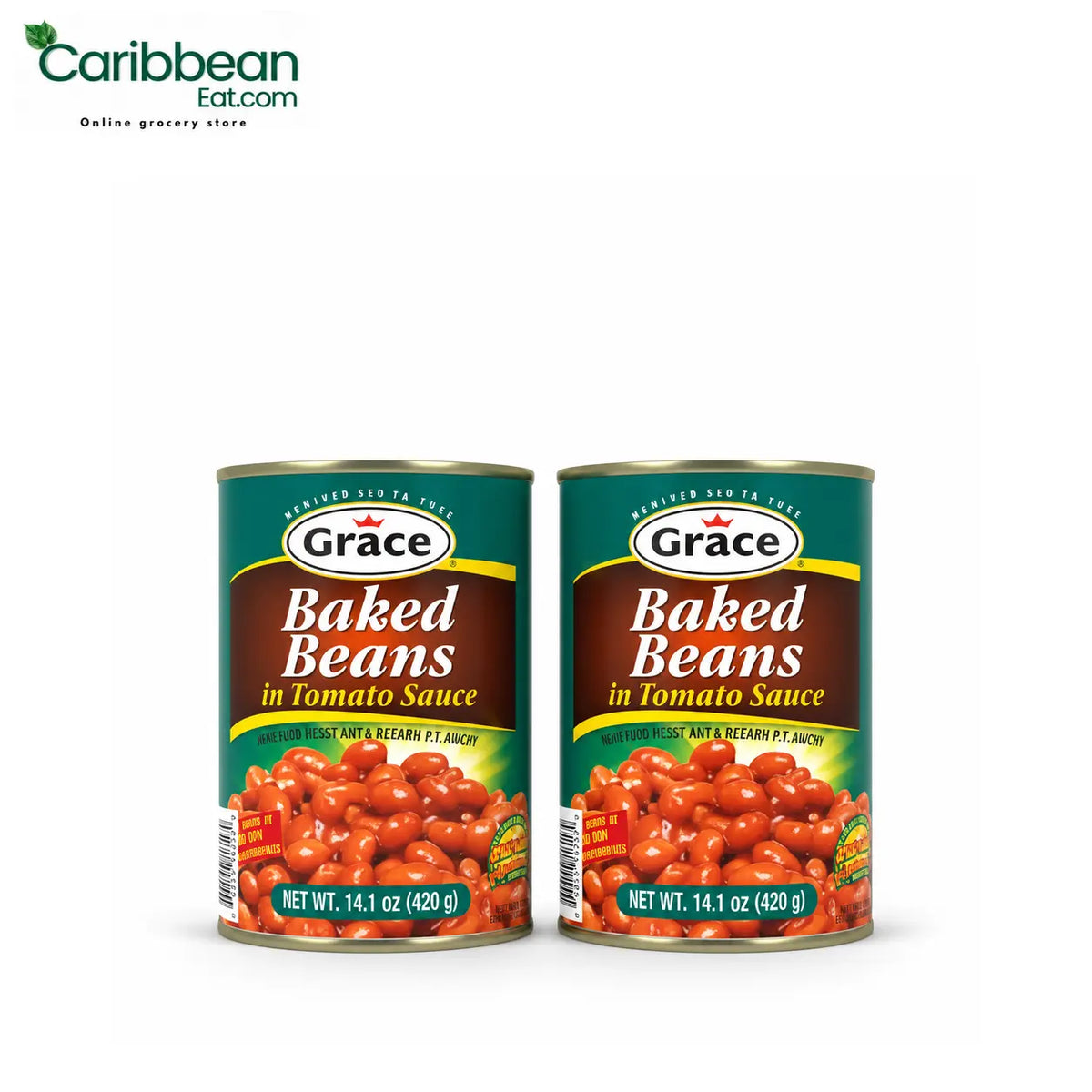Grace Baked Beans in Tomato Sauce 14 oz (2 Pack)