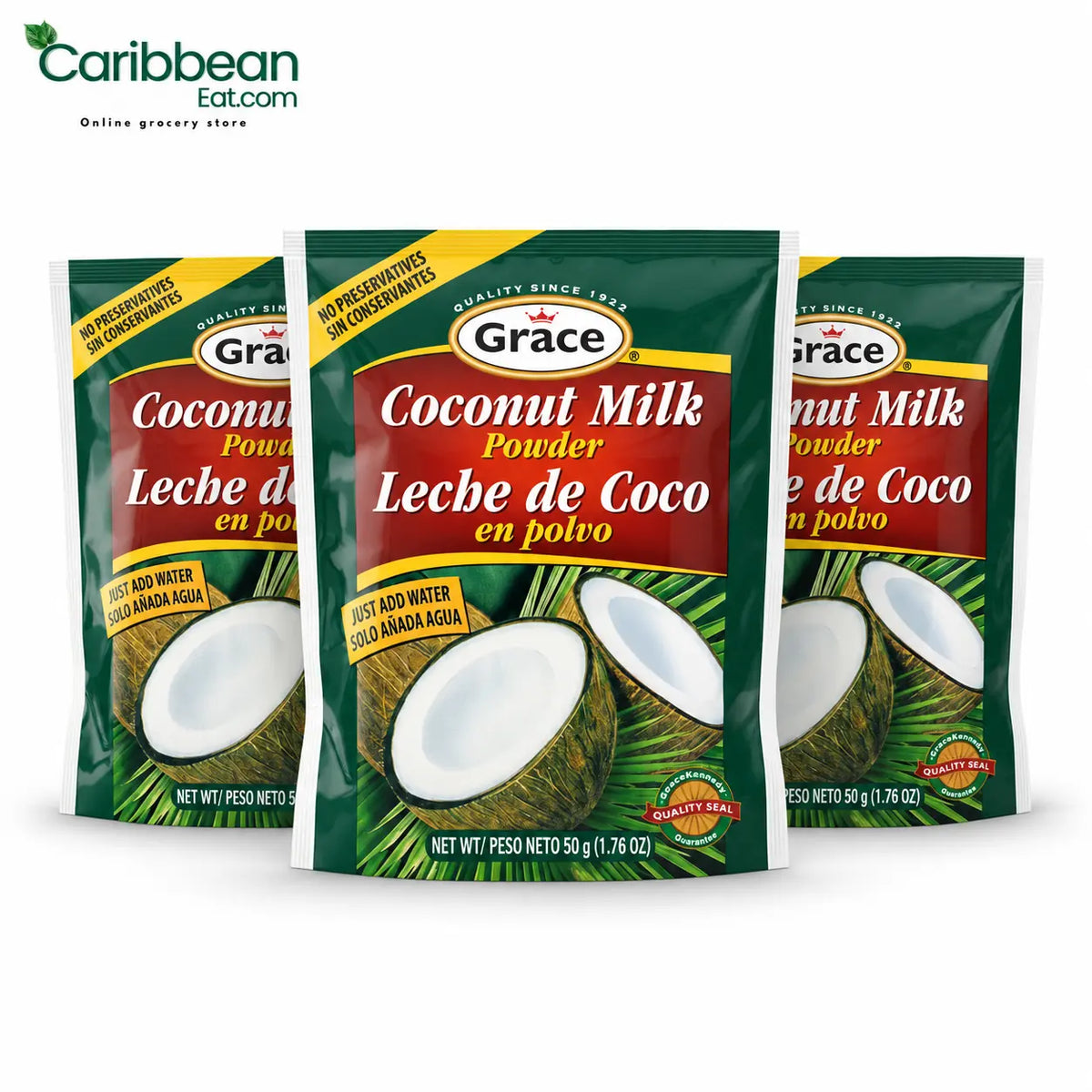 Grace Coconut Milk Powder 50 g (3 Pack)