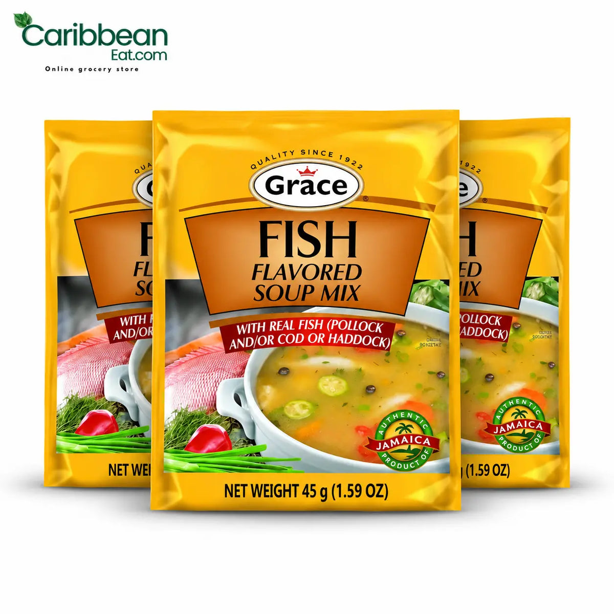 Grace Fish Soup Mix 1.7 oz (3 Pack)