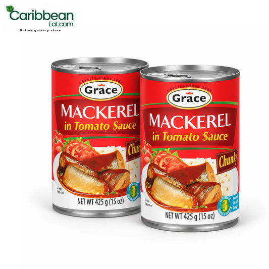 Grace Mackerel in Tomato 15 oz (2 Pack)