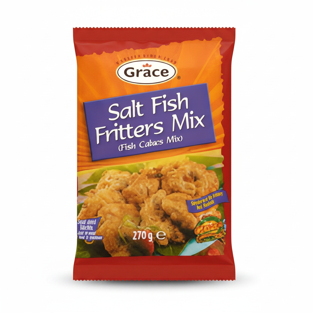 Grace seasoned saltfish fritter 9.52 oz