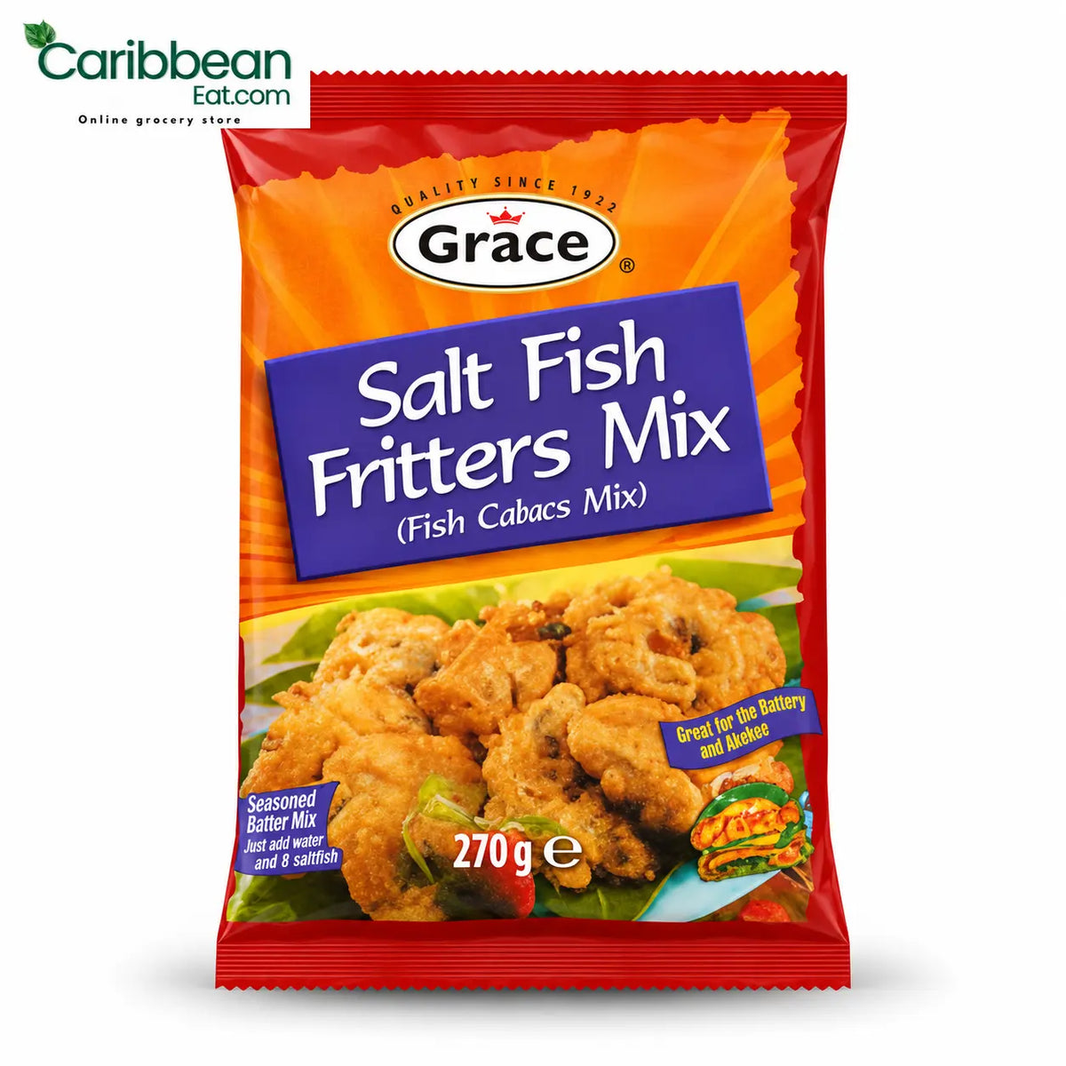 Grace Seasoned Saltfish Fritter 9.52 oz