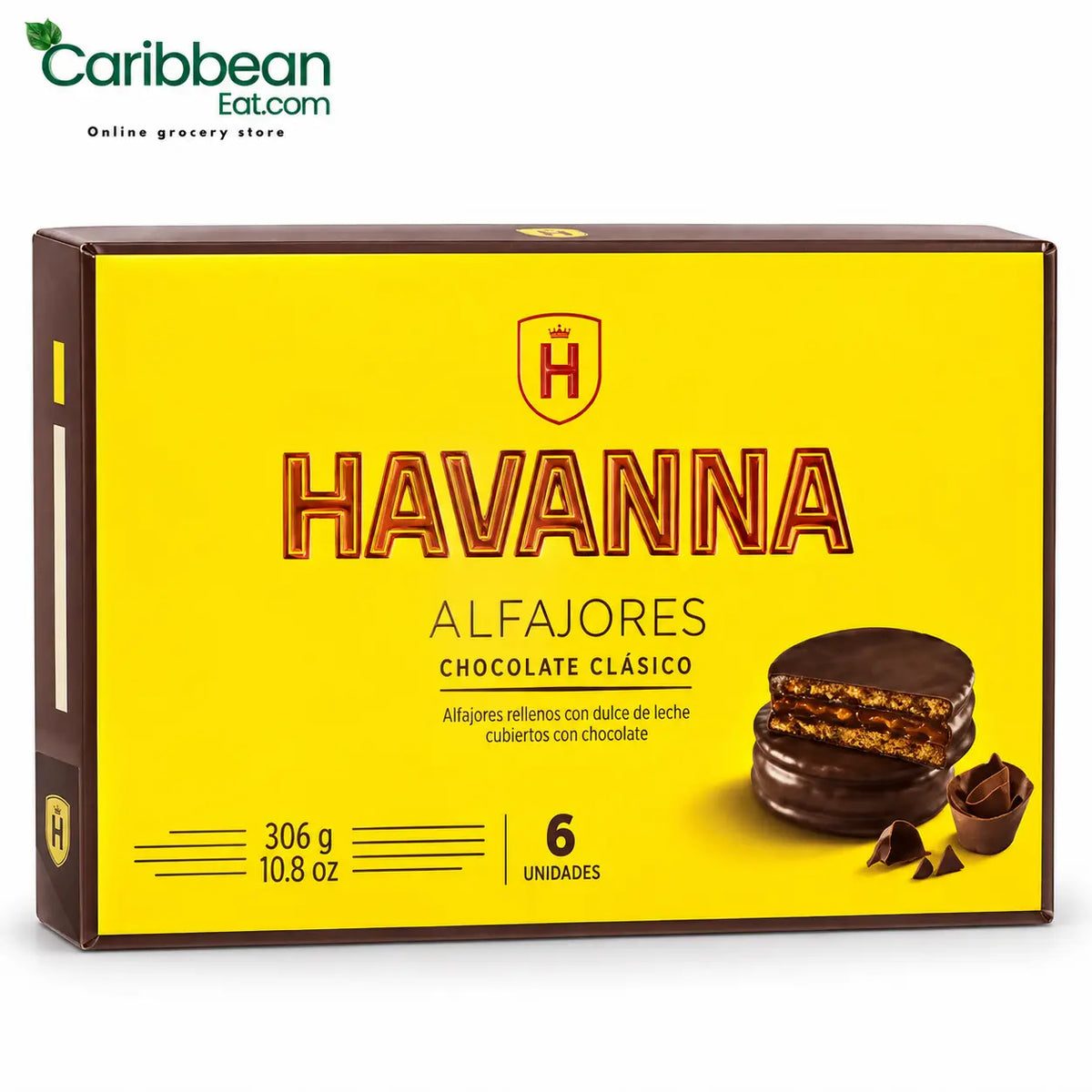 HAVANNA ALFAJOR CHOCOLATE 6 CT