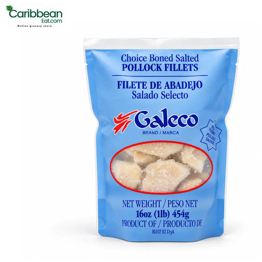 Galeco Salted Cod Fillet Boneless 16 oz