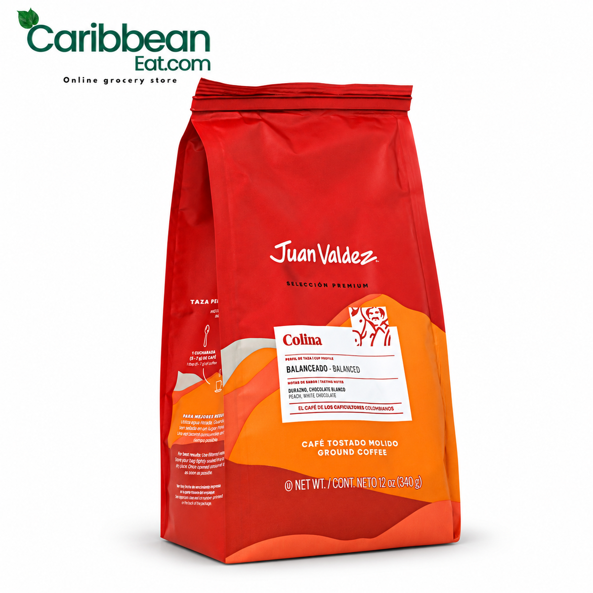 Juan Valdez Colina Balanced Ground Coffee 12 oz
