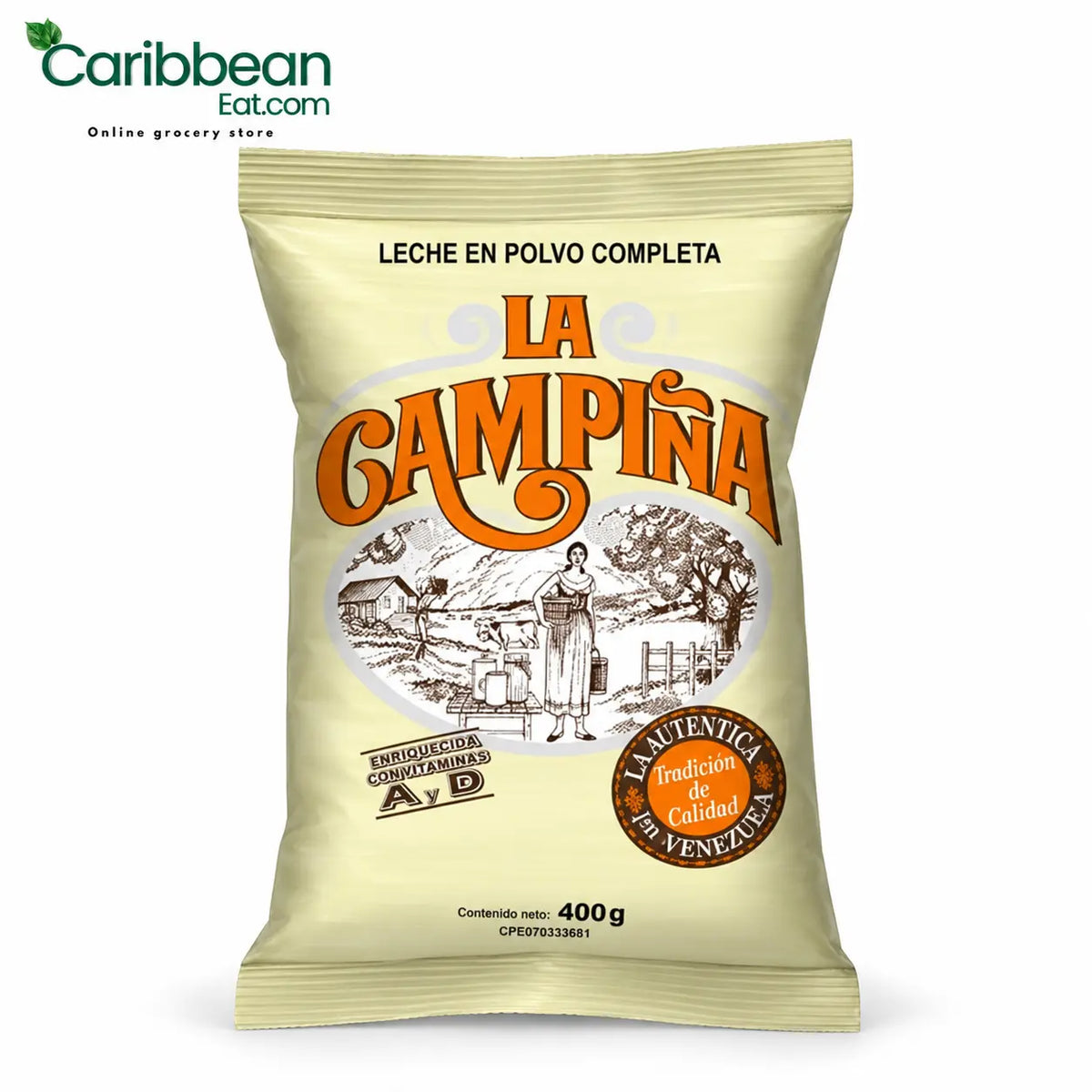 La Campiña Dry Whole Milk 400gr