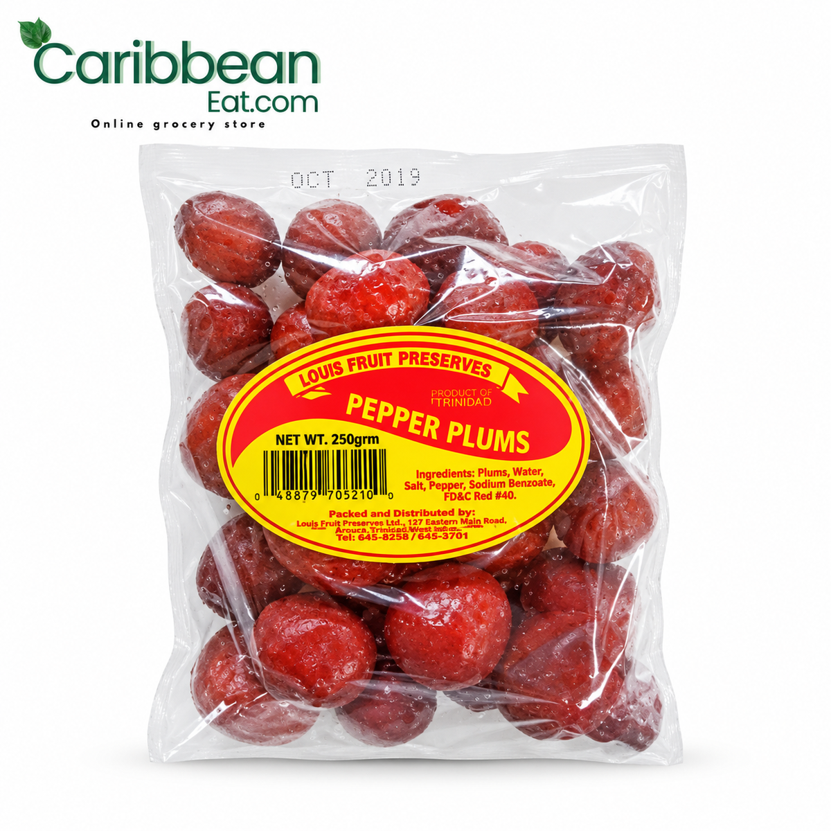 Louis Fruit Pepper Plums 250 g