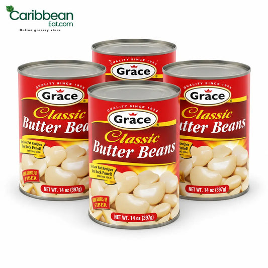 Grace Butter Beans 14 oz (4 Pack)