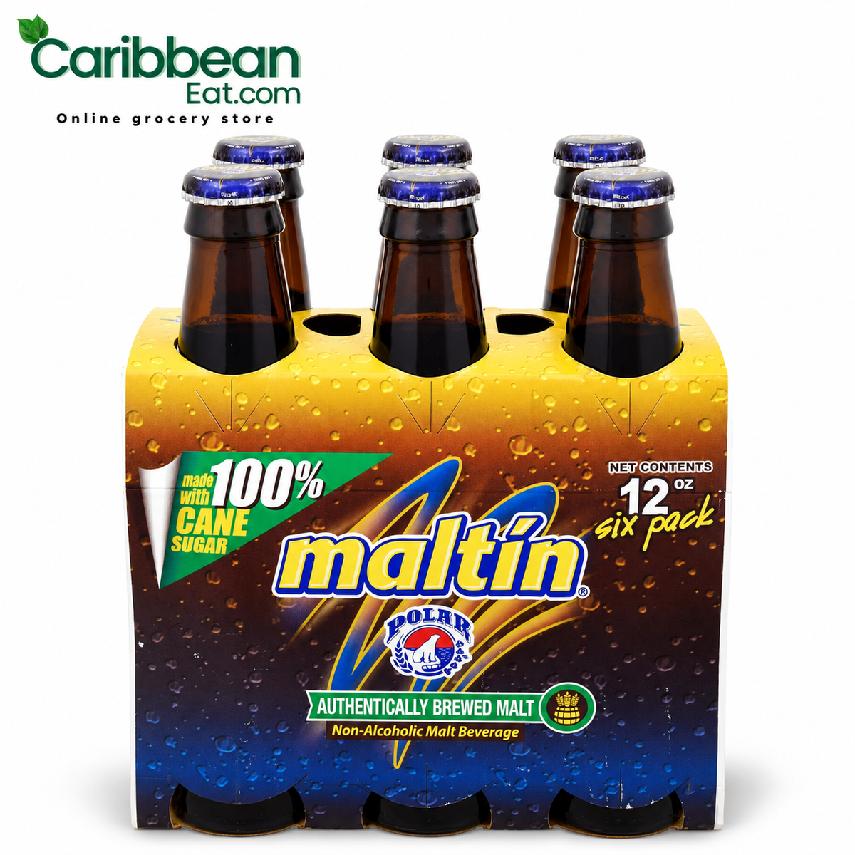 Maltín Polar Malt Beverage 12 oz 6 Pack