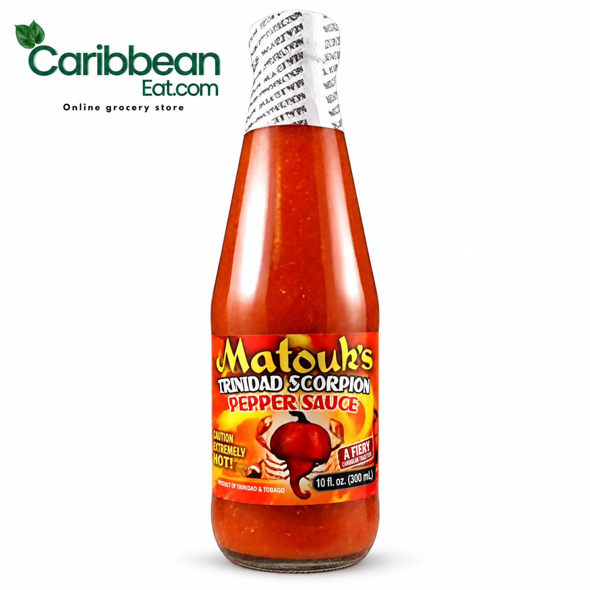 Matouk’s Trinidad Scorpion Pepper Sauce 10 oz