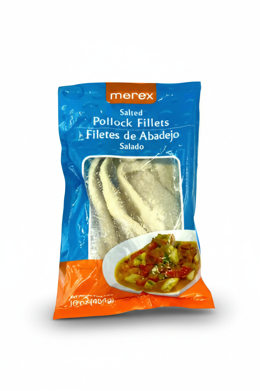 Merex salted pollock boneless 12 oz