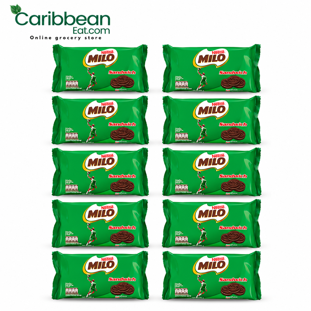 Nestlé Milo Chocolate Sandwich Cookies 10 Pack
