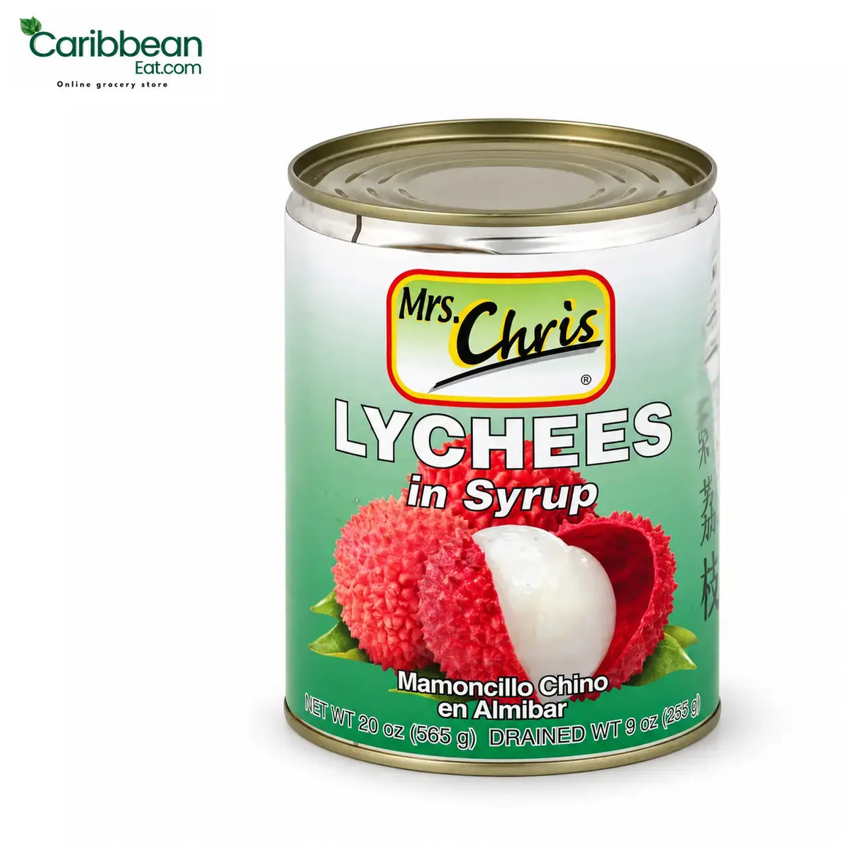 Mrs Chris Lychees in Syrup 20oz