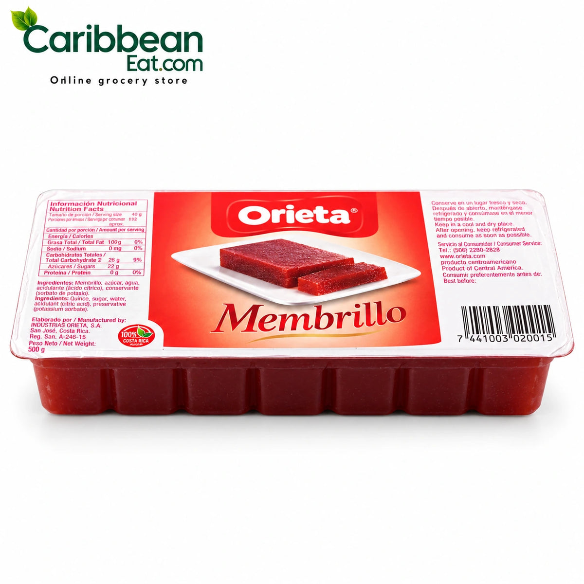 ORIETA DULCE DE MEMBRILLO 500gr