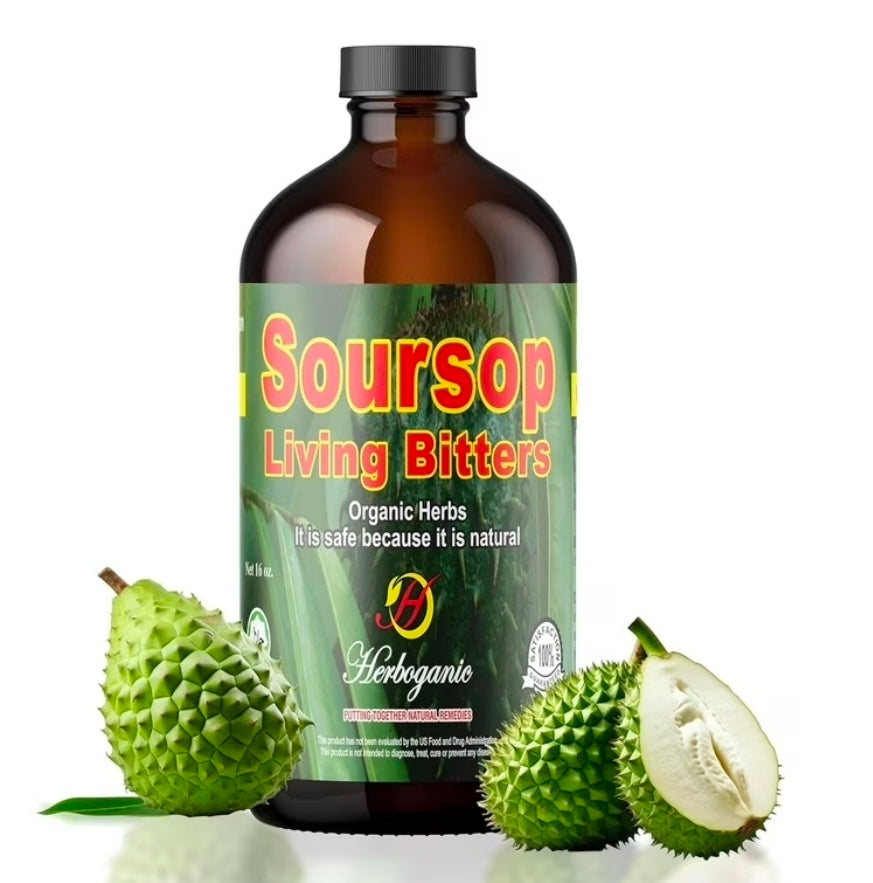 Herboganic Soursop Living Bitter 16 oz