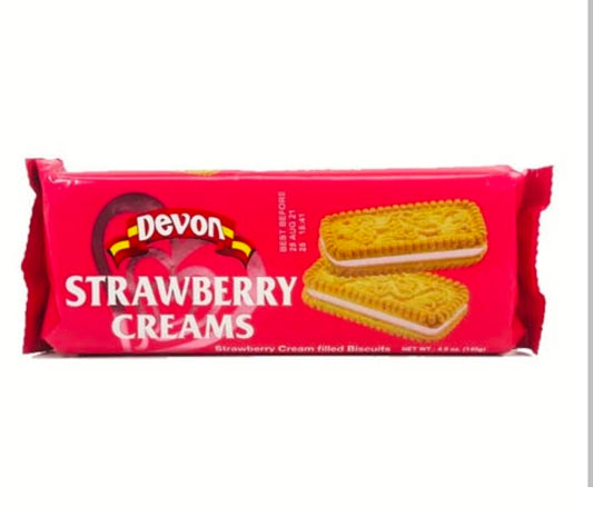 Devon Strawberry Creams 140gr (3-Pack)