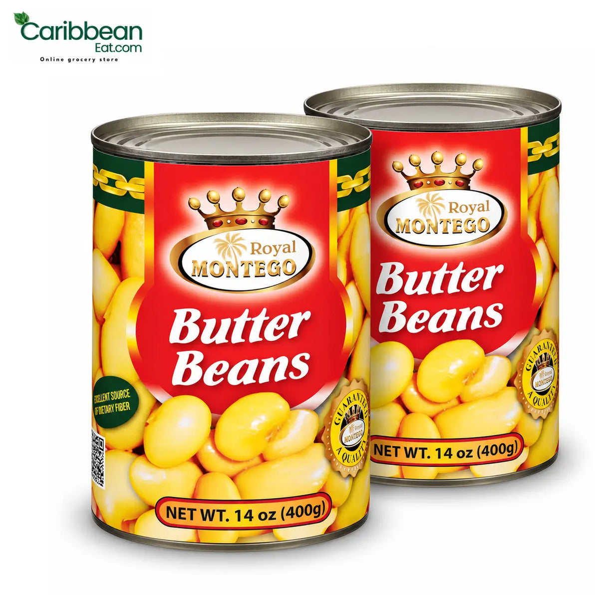 Royal Montego Butter Beans 14 oz (2 Pack)